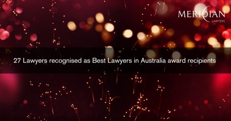 27 Meridian Lawyers recognised as Best Lawyers in Australia Awards 2025